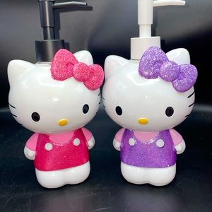 Hello Kitty Glitter Soap Dispensers